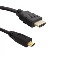Kable komputerowe i do monitorów - Qoltec Kabel HDMI 1.4 A męski / Micro HDMI D męski | 2,0m KKQTKUBV0400 [7445197] - miniaturka - grafika 1