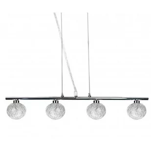 Candellux LISTWA sufitowa LAMPA wisząca OPRAWA Żyrandol DO salonu SPHERE 34-14047 Chrom kula - Lampy sufitowe - miniaturka - grafika 1