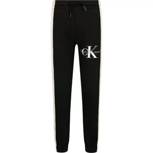 CALVIN KLEIN JEANS Spodnie dresowe | Regular Fit - Spodnie i spodenki dla chłopców - miniaturka - grafika 1