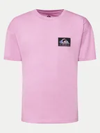 Koszulki męskie - Quiksilver T-Shirt Back Flash EQYZT07605 Różowy Regular Fit - miniaturka - grafika 1