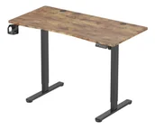 Biurka gamingowe - Silver Monkey ED-120 Essential Antyczny ciemny brąz - miniaturka - grafika 1