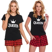 Piżamy damskie - Piżama damska DOCTOR NAP 9943 red QUEEN L - miniaturka - grafika 1