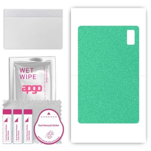 folia naklejka skórka strukturalna na TYŁ do HTC A101 - Seledynowy Pastel Matowy Chropowaty Baranek - apgo SKINS