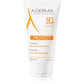 Kremy do twarzy z filtrem - A-Derma Creme Tres Haut Protection SPF50+ 40ml - miniaturka - grafika 1