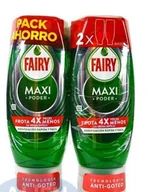 Płyny do naczyń - Fairy Maxi Power Lot Płyn do mycia naczyń 2x 440 ml - miniaturka - grafika 1