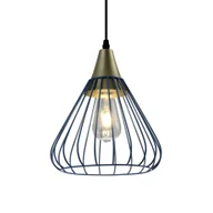 Lampy sufitowe - Lampa wisząca TESS E27 - niebieski - miniaturka - grafika 1