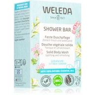 Mydła - Weleda Shower Bar Geranium + Litsea Cubera mydło w kostce 75 g - miniaturka - grafika 1