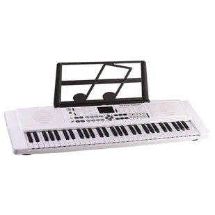 Keyboard MUSICMATE MM-01 Biały - Instrumenty klawiszowe - miniaturka - grafika 1
