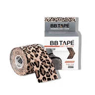 Pozostałe akcesoria kosmetyczne - BB Tape Standard Pattern Leopard Taśma do kinesiotapingu z bawełny, wzór panterki - miniaturka - grafika 1