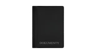 Okładka na dokumenty mini standard czarna (10szt) - Biurfol - Dyplomy i okładki - miniaturka - grafika 1