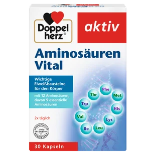 Doppelherz® aktiv Aminokwasy 12, 30 kapsułek - Suplementy diety - miniaturka - grafika 1