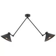 Lampy sufitowe - Argon Lampa wisząca 2x15W LED E27 ALTEA 862 czarna - miniaturka - grafika 1