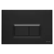 Przyciski spłukujące - Przycisk Spłukujący WC Loop R Czarny 740-0611 Vitra - miniaturka - grafika 1