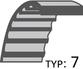 Akcesoria do kos i kosiarek - Pasek Stiga Napęd Noży Zębaty 1200 /20X1205/ 8-803 - miniaturka - grafika 1