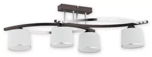 Lemir Astred listwa 4 pł chrom + rdza wenge O2284 W4 RW 015O2284 W4 RW - Lampy sufitowe - miniaturka - grafika 1
