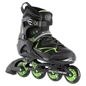 Rolki - Nils Extreme NA9022 CZARNO/ZIELONE ROZM 40 ŁYŻWOROLKI EXTREME - miniaturka - grafika 1
