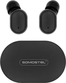 Słuchawki - Somostel Earbuds J13 TWS czarne - miniaturka - grafika 1