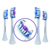 Końcówki do szczoteczek elektrycznych - Końcówki do OROMED ORO SONIC NEXT WHITE zamiennik białe sterylne - miniaturka - grafika 1