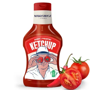 Makłowicz i Synowie Ketchup Pikantny 490g - Ketchup - miniaturka - grafika 1