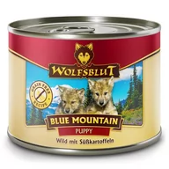 Mokra karma dla psów - Wolfsblut Puppy Blue Mountain Dziczyzna z batatami 200g - miniaturka - grafika 1