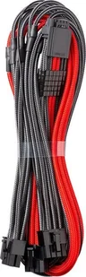 CableMod CableMod C-Series PRO ModMesh 12VHPWR to 3x PCI-e Kabel for Corsair - 60cm, carbon/red - Kable komputerowe i do monitorów - miniaturka - grafika 1