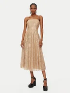 Sukienki - Rinascimento Sukienka koktajlowa CFC0120098003 Złoty Regular Fit - miniaturka - grafika 1