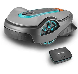 GARDENA Mower smart SILENO life gray turquoise 1.000m$416 Li-ion battery 2.1Ah - Akcesoria do elektronarzędzi - miniaturka - grafika 1