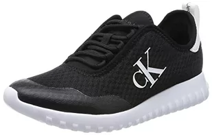 Calvin Klein Jeans Damskie sneakersy SPOR Run EVA Slipon Over MESH WN, czarne, 4 UK, Czarny - Sneakersy damskie - miniaturka - grafika 1