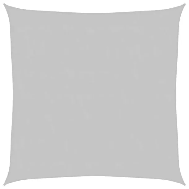 Żagiel Przeciwsłoneczny Wodoodporny UV Oxford PU 3x3m Jasnoszary