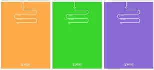 Herlitz Zeszyt A5/32K linia podw. Color Blocking (10szt) - - Zeszyty szkolne - miniaturka - grafika 1