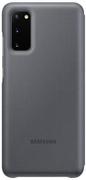 Etui i futerały do telefonów - Samsung Etui Leather Cover Gray do Galaxy S20+ - miniaturka - grafika 1