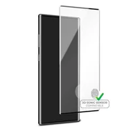 Szkła hartowane na telefon - PURO Premium Full Edge Tempered Glass Case Friendly - Szkło ochronne hartowane na ekran Samsung Galaxy Note 10 (czarna ramka) - miniaturka - grafika 1