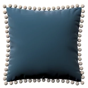 Dekoria Poszewka Wera na poduszkę pruski błękit 45 × 45 cm Velvet 150-704-16 - Poszewki na poduszki - miniaturka - grafika 1