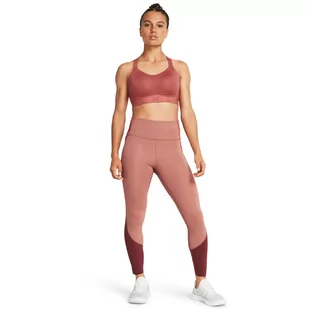 Damskie legginsy treningowe Under Armour UA SF Rush Ankle Leg - różowe - UNDER ARMOUR - Spodnie sportowe damskie - miniaturka - grafika 1