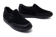 Półbuty damskie - RIEKER TEX 44259-00 black, półbuty/mokasyny damskie - Rieker - miniaturka - grafika 1