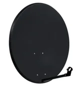Anteny satelitarne - CZASZA ANTENA 80 CM STANDARD GRAFITOWA (ASC-800M-C) - satelitarna - miniaturka - grafika 1