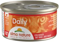Mokra karma dla kotów - Korzystny zestaw Almo Nature Daily Menu, 12 x 85 g - Wołowina - miniaturka - grafika 1
