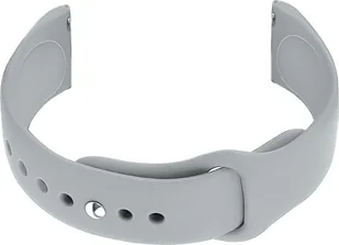 Pasek gumowy do zegarka U21 20mm - szary - Akcesoria do smartwatchy - miniaturka - grafika 1