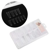 Sztuczne paznokcie i akcesoria - Tipsy ballerina krótka kieszonka 100 szt. model 3 10 - miniaturka - grafika 1