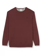 Swetry męskie - s.Oliver Big Size sweter męski Lilac 3XL, fioletowy, 3XL - miniaturka - grafika 1