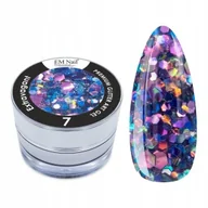 Żele do paznokci - Żel do zdobień EM Nail Paint Premium Glitter Art Gel Extravagant 7 - miniaturka - grafika 1