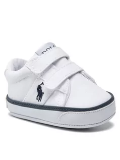 Buty dla chłopców - Ralph Lauren Polo Sneakersy Sayer Ez RL100646 Biały - grafika 1