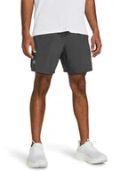 Spodenki męskie - Under Armour Szorty w kolorze szarym do biegania - miniaturka - grafika 1