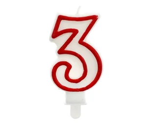 GODAN Świeczka cyferka z brokatem "8" - Świece - miniaturka - grafika 9