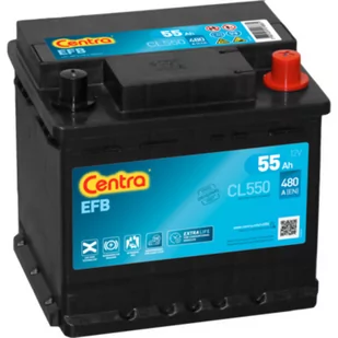 Centra Start-Stop EFB 12V 55AH 480A P+ CL550 - Akumulatory samochodowe - miniaturka - grafika 1