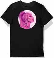 Koszulki męskie - Koszulka męska czarna z motywem hip-hopowej artystki Nicki Minaj XXL - miniaturka - grafika 1