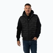 Sport OUTLET - Bezrękawnik męski Pitbull Fisk Quilted Hooded black WYSYŁKA W 24H 30 DNI NA ZWROT - miniaturka - grafika 1