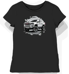 Srebrna Koszulka damska czarna z Wzorem Dynamicznej Ciężarówki L - Koszulki i topy damskie Srebrna Koszulka damska czarna z Wzorem Dynamicznej Ciężarówki L - Koszulki i topy damskie - miniaturka - grafika 1