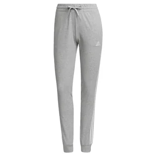 adidas Essentials Single Jersey 3-Stripes Joggers, damskie spodnie sportowe - Spodnie damskie - miniaturka - grafika 1