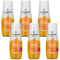 Syropy i koncentraty owocowe - 6x SYROP SODASTREAM POMARAŃCZA MANGO BEZ CUKRU SOK DO WODY 9L NAPOJU - miniaturka - grafika 1
